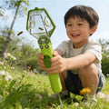 Educational Toy Magnifying Glass Exploration Bug Catcher L Portable Insect Catcher Push Type Transparent Observer Box Bug Catcher Safe Release Mechanism