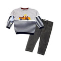 Sweat Shirt With Denim